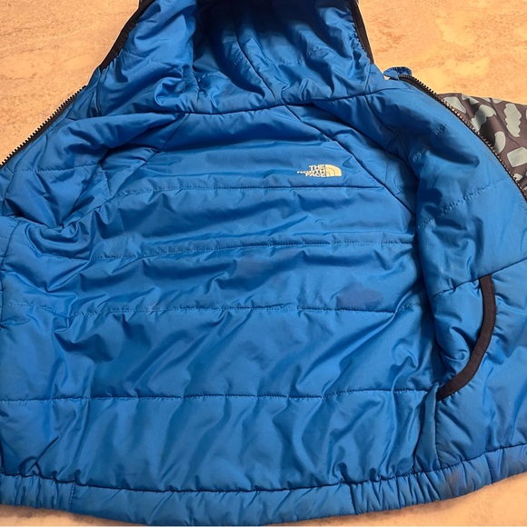 Kids Blue Patterned Jacket - Picture 2 of 4